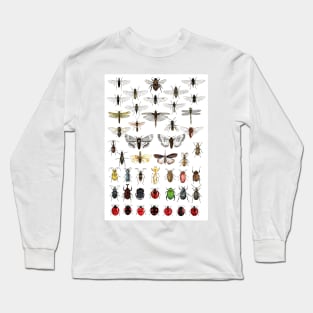 Entomology Illustrations Long Sleeve T-Shirt